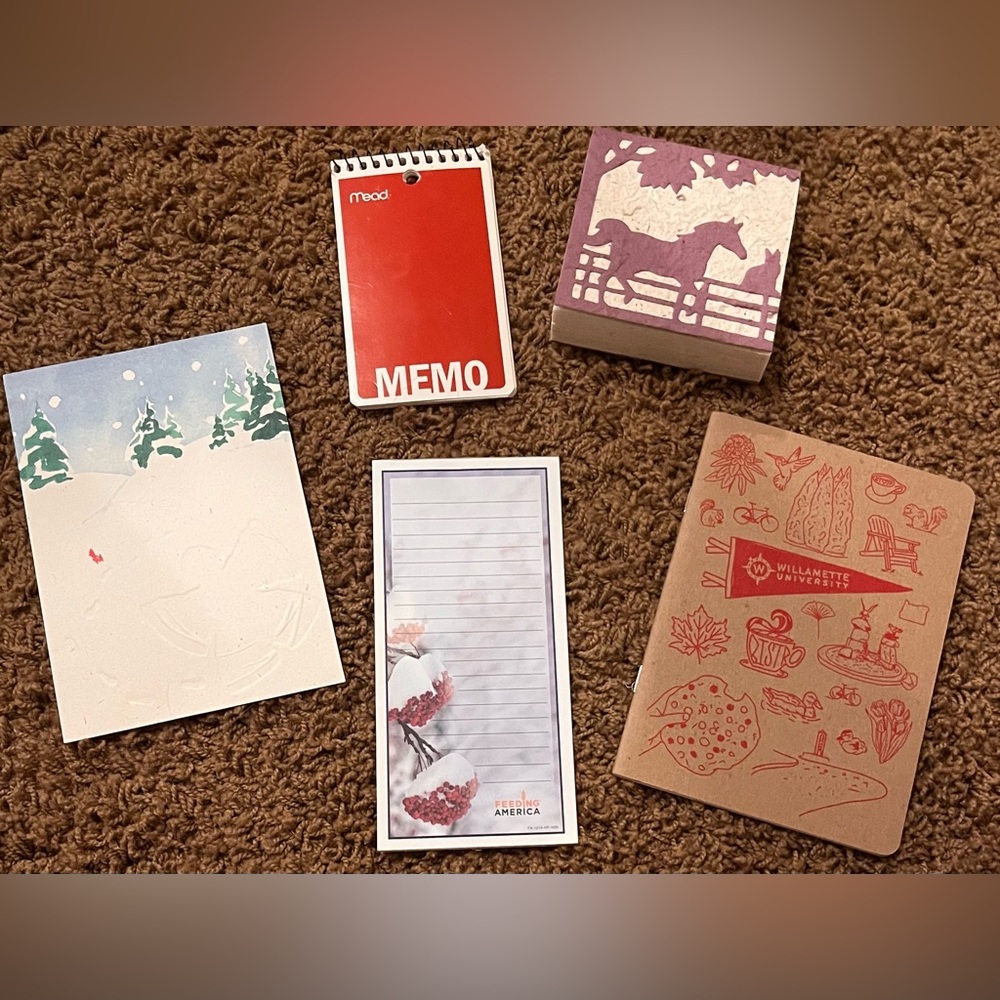 Assorted Notepads and Memo Set